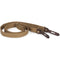 Billingham Sling Strap (Khaki Webbing / Chocolate Leather Attachments)