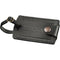 Billingham Luggage Tally (Black Leather / Brass Hardware)