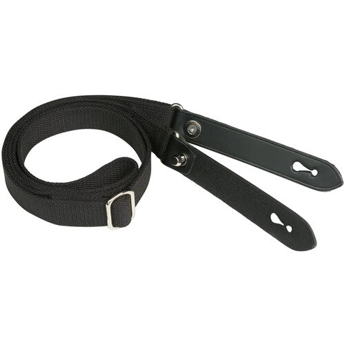 Billingham Sling Strap (Black Webbing/Black Leather)