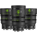 NiSi ATHENA PRIME T2.2/1.9 Full-Frame 3-Lens Add-On Kit (Canon RF, Drop-In Filter Mounts)