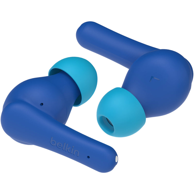 Belkin SoundForm Nano 2 Wireless Earbuds for Kids (Blue)