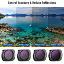 Neewer Magnetic ND/CPL Filter Kit for DJI Osmo Pocket 3 (4-Pack)