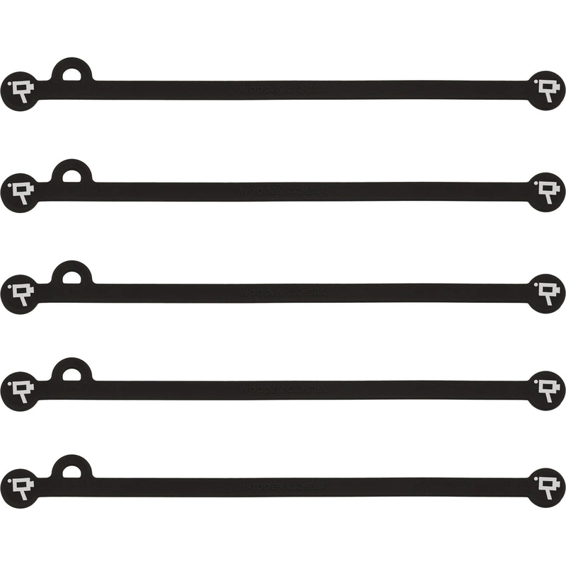 Wooden Camera Cine Mag Ties (5-Pack, Black, 6.8")