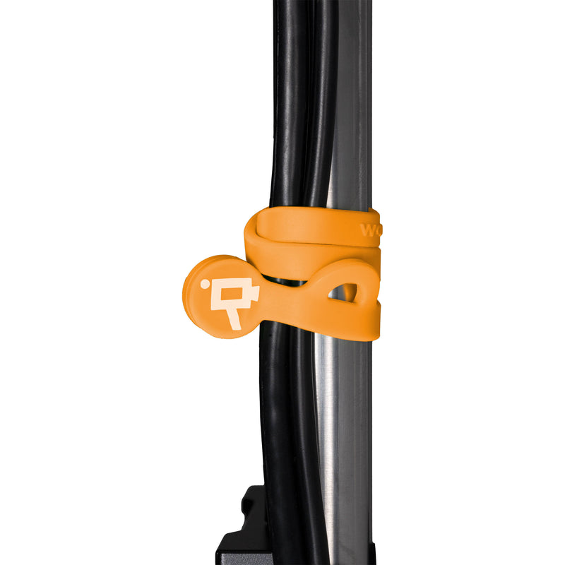 Wooden Camera Cine Mag Ties (5-Pack, Neon Orange, 4.1")