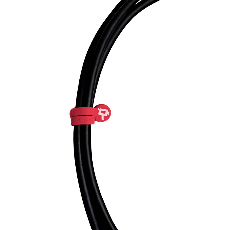 Wooden Camera Cine Mag Ties (5-Pack, Red, 4.1")