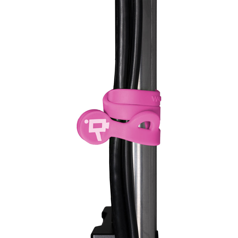 Wooden Camera Cine Mag Ties (5-Pack, Pink, 4.1")