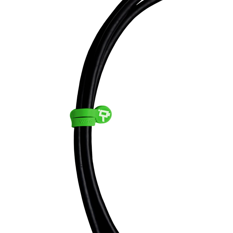 Wooden Camera Cine Mag Ties (5-Pack, Neon Green, 4.1")