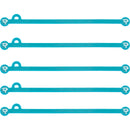 Wooden Camera Cine Mag Ties (5-Pack, Teal, 6.8")