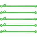 Wooden Camera Cine Mag Ties (5-Pack, Neon Green, 6.8")