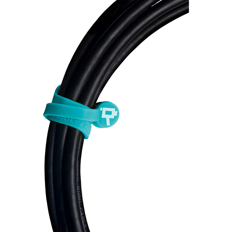 Wooden Camera Cine Mag Ties (5-Pack, Teal, 6.8")