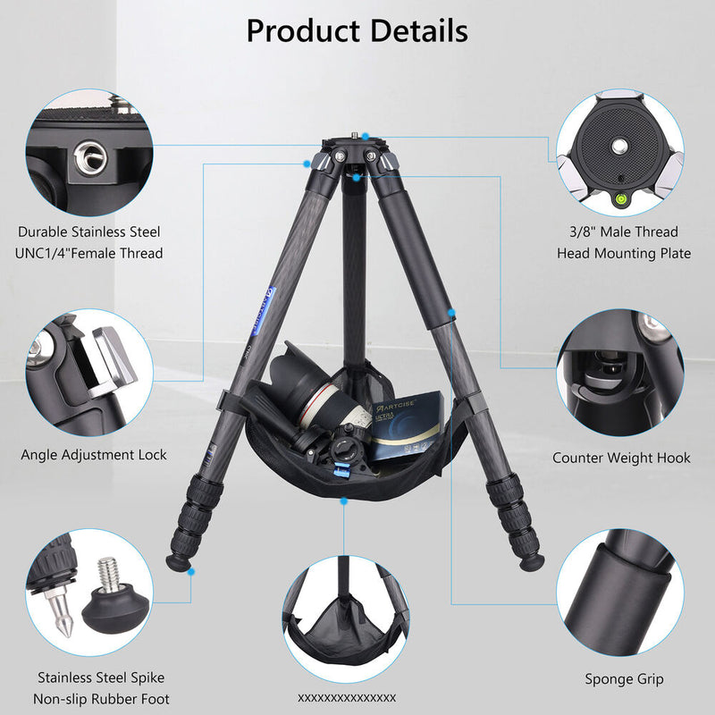 ARTCISE CT80C Compact Carbon Fiber Tripod