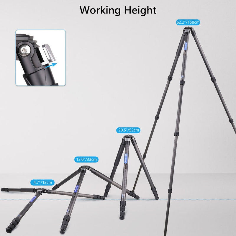 ARTCISE CT80C Compact Carbon Fiber Tripod