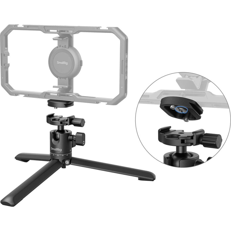 SmallRig Tabletop Tripod with Arca-Type Quick Release Plate and Mini Ball Head