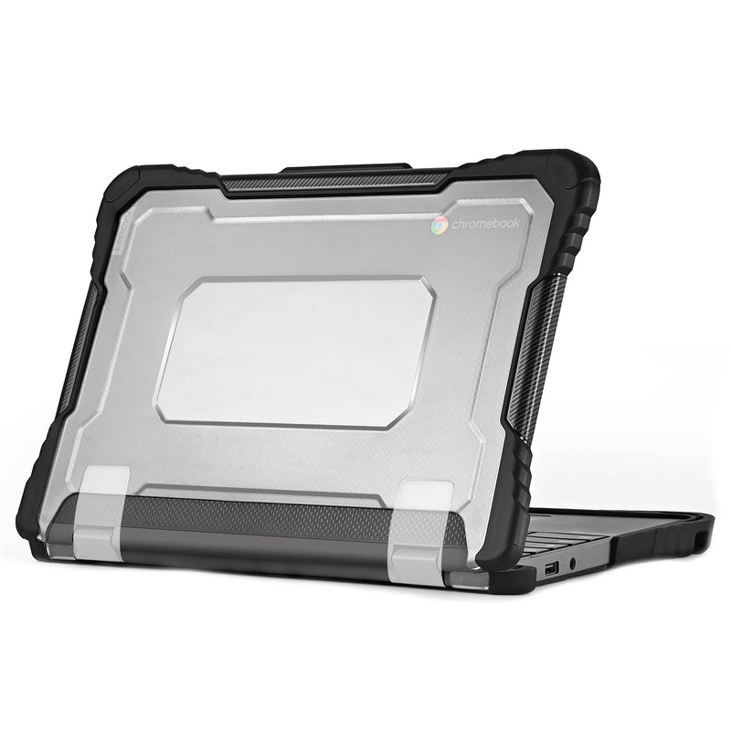 TechProtectus ShockProof Hard-Shell Case for Lenovo 11" 300e or 300w Gen 4 Chromebook (Black)