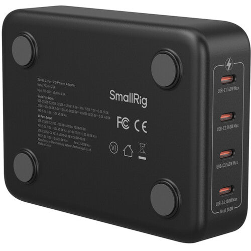 SmallRig 240W 4-Port USB-C AC Power Adapter