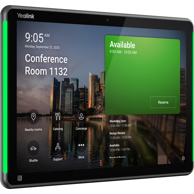 Yealink 10.1" RoomPanel Plus Scheduling Hub for Teams (Black)