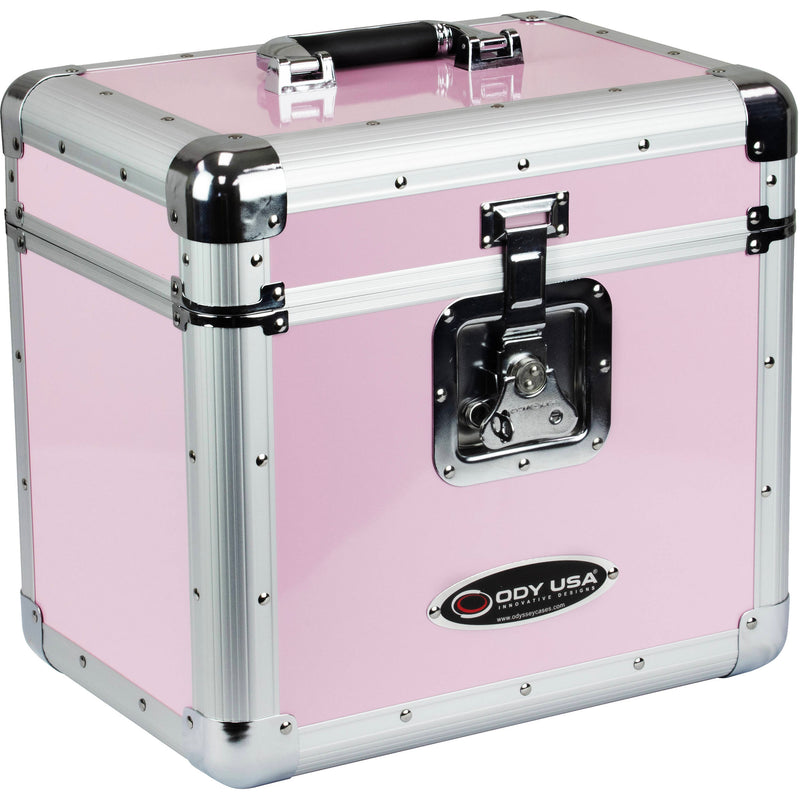 Odyssey Krom Series KLP2 Stackable Record/Utility Case (Pink)