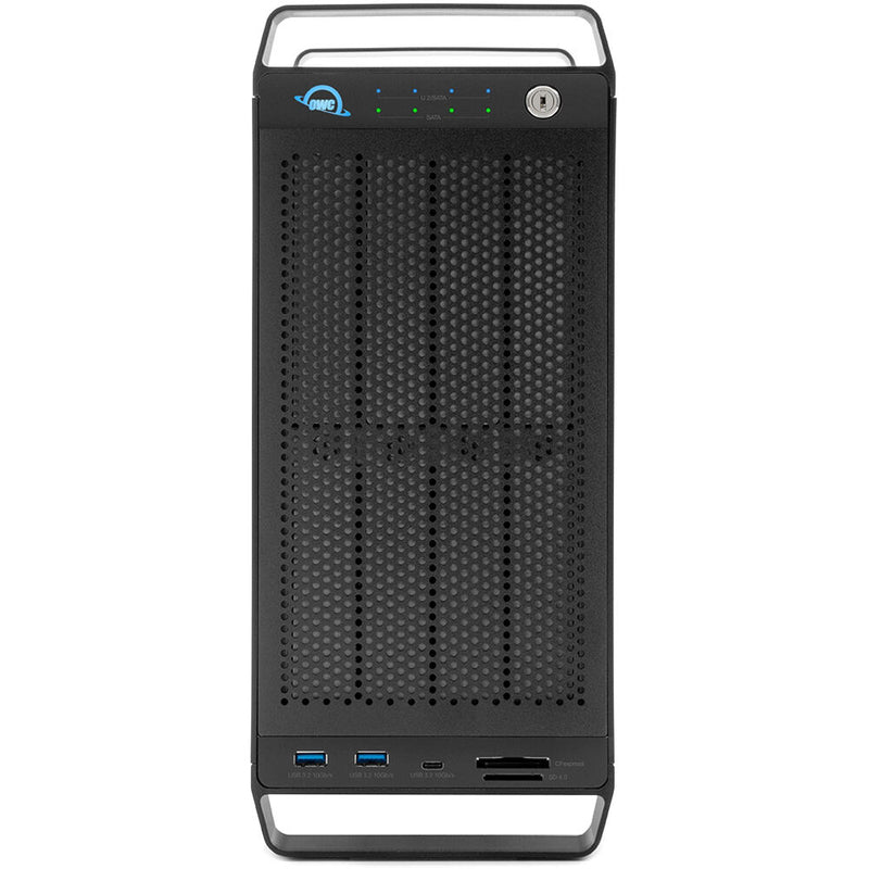 OWC ThunderBay Flex 8 96TB 8-Bay Thunderbolt 3 RAID Array (4 x 8TB U.2 SSDs, 4 x 16TB HDDs)