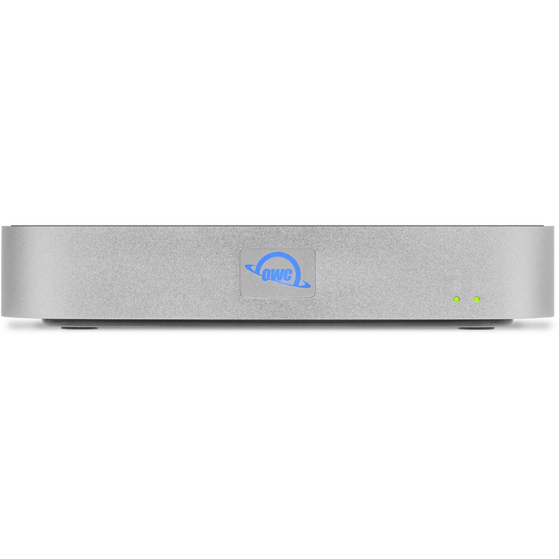 OWC 14TB miniStack STX & Thunderbolt Hub Xpansion (2TB SSD + 12TB HDD, Matte Silver)