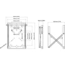Mount-It! PRO Push-In Pop-Out Video Wall Mount for Small Monitors