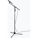 On-Stage MS7550 One-Handed Tripod Microphone Stand with Telescoping Boom (Brown Box)