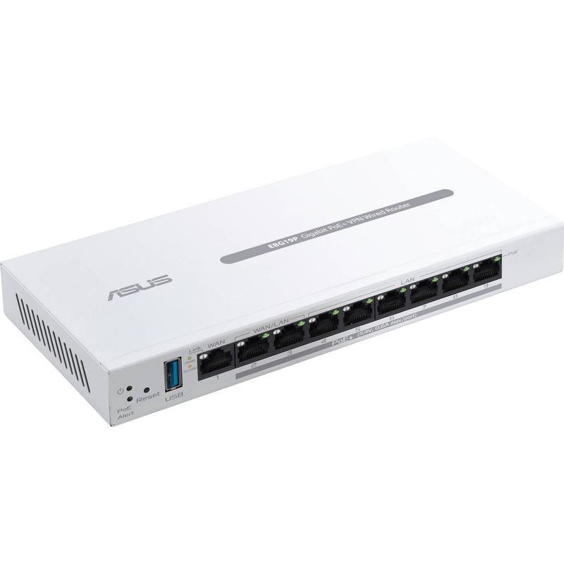 ASUS ExpertWiFi EBG19P 8-Port Gigabit PoE+ Compliant VPN Wired Router