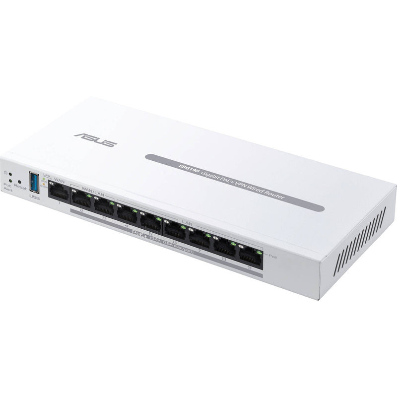 ASUS ExpertWiFi EBG19P 8-Port Gigabit PoE+ Compliant VPN Wired Router