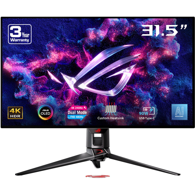 ASUS Republic of Gamers Swift OLED PG32UCDP 31.5" 4K HDR 240 Hz Gaming Monitor
