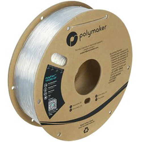 Polymaker 1.75mm PolyFlex TPU95-HF Filament (750g, Clear)