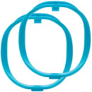 Radius Shockmount Hoops for RAD-2 (Light Blue, Soft Firmness, Pair)