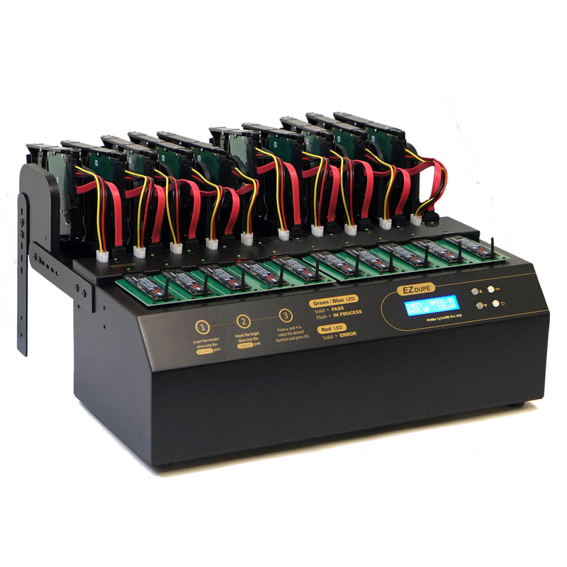 EZ Dupe 9-Copy PCIe/M.2 NVMe/M.2 SATA/SATA HDD/SSD Duplicator-300MB/s