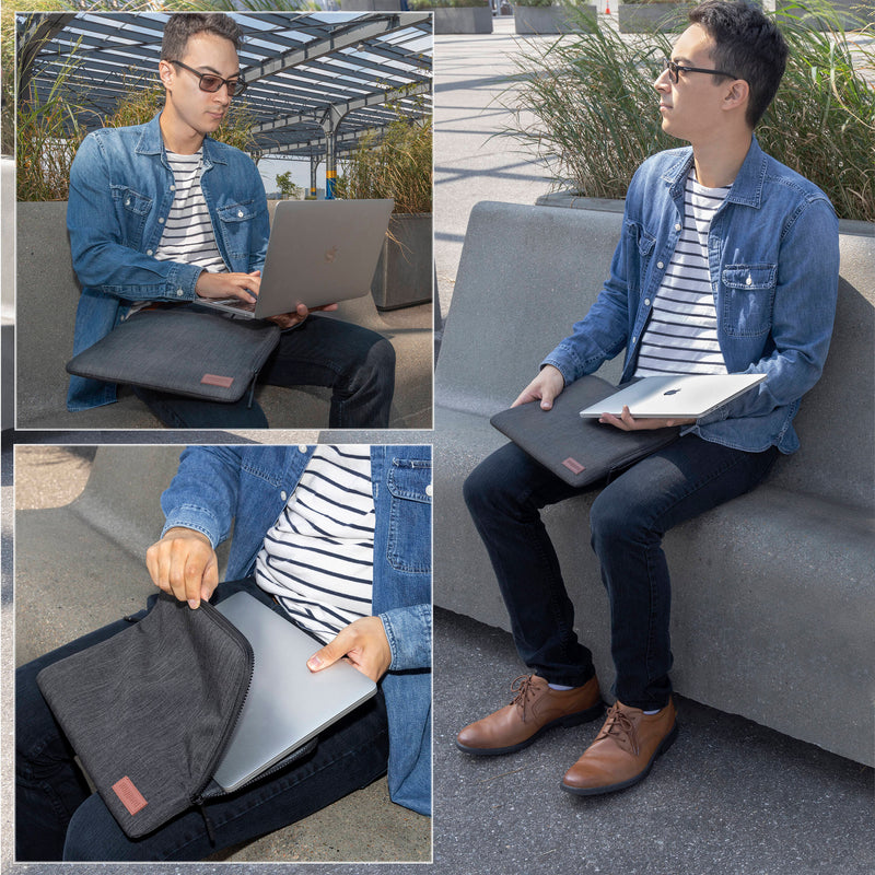 Ruggard LuxeWeave Laptop Sleeve for 14" MacBook Pro (Ash)