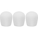 WindTech 900 Series Windscreens for 1-5/8" Diameter Microphones (3 Pack, White)