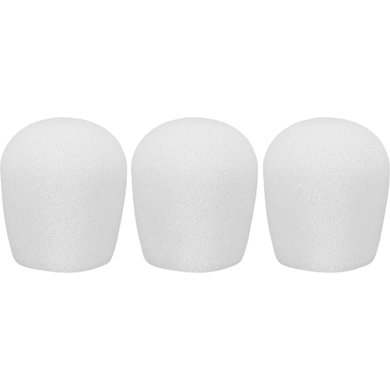 WindTech 900 Series Windscreens for 1-5/8" Diameter Microphones (3 Pack, White)