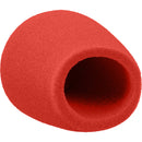 WindTech 900 Series Windscreens for 1-5/8" Diameter Microphones (3 Pack, Red)