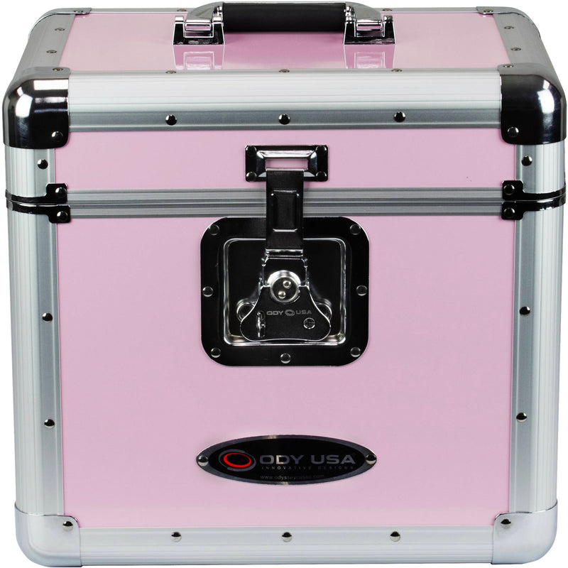 Odyssey Krom Series KLP2 Stackable Record/Utility Case (Pink)