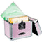 Odyssey Krom Series KLP2 Stackable Record/Utility Case (Pink)