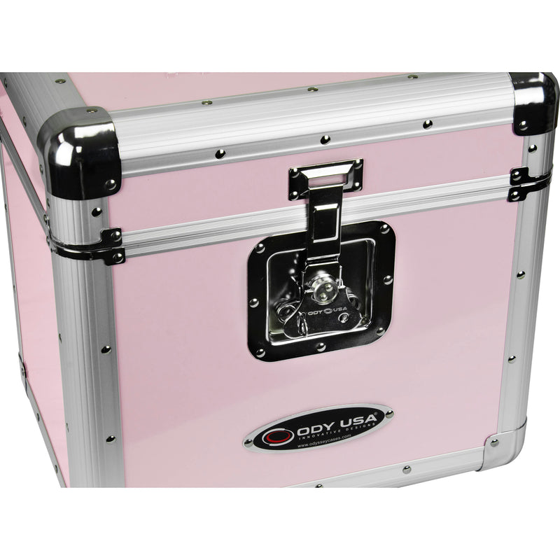 Odyssey Krom Series KLP2 Stackable Record/Utility Case (Pink)