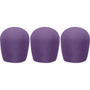 WindTech 900 Series Windscreens for 1-5/8" Diameter Microphones (3 Pack, Navy Blue)