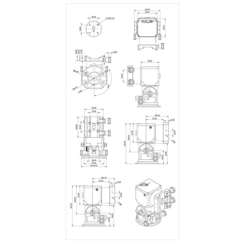 ZWO AM3 Harmonic Equatorial GoTo Mount