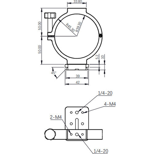 ZWO Holder Ring For ASI Cooled Cameras (78mm ID)