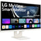 LG 24.5" MyView Smart Monitor (White)