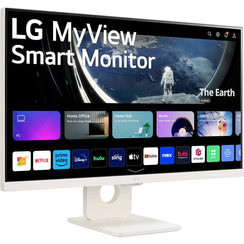 LG 24.5" MyView Smart Monitor (White)