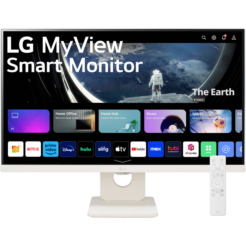 LG 24.5" MyView Smart Monitor (White)