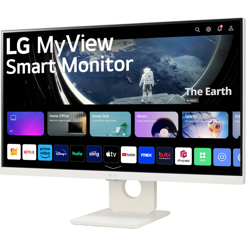 LG 24.5" MyView Smart Monitor (White)