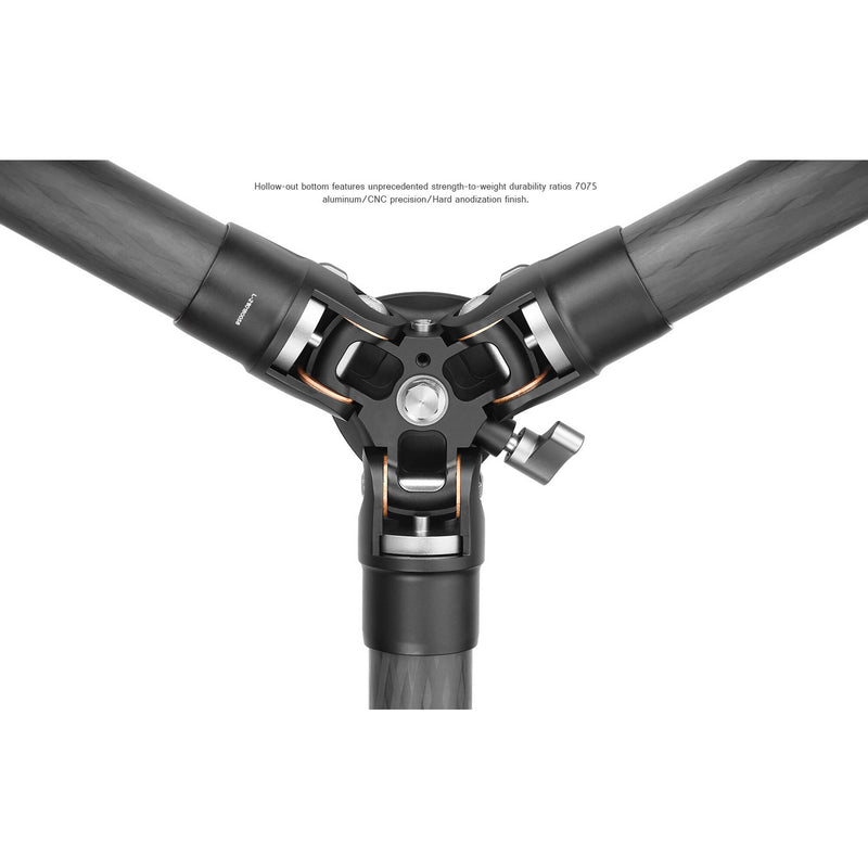 Leofoto LS-223CEX X Ranger Carbon Fiber Table Tripod with Leveling Base & LH-25 Mini Ball Head