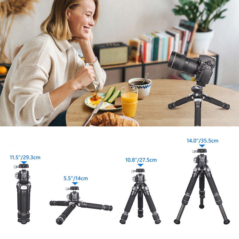 ARTCISE CS70C Pro All-in-One Carbon Fiber Tripod with LB36 Ball Head