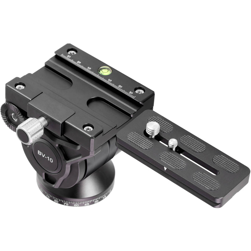 Leofoto MF-324C Flip Lock Carbon Fiber Monopod with Base and Fluid Head
