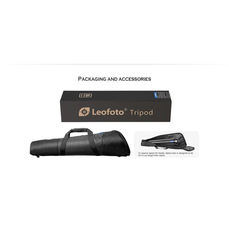 Leofoto LM-324CLX Summit Series Carbon Fiber Tripod