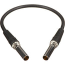 Canare VPC001F Standard Size Video Patch Cord (1', Black)